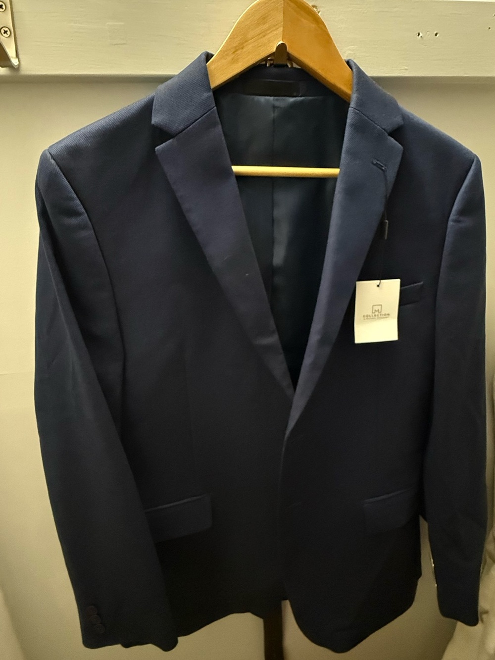 Boys Navy Suit Jacket - Michael Strahan classic fit